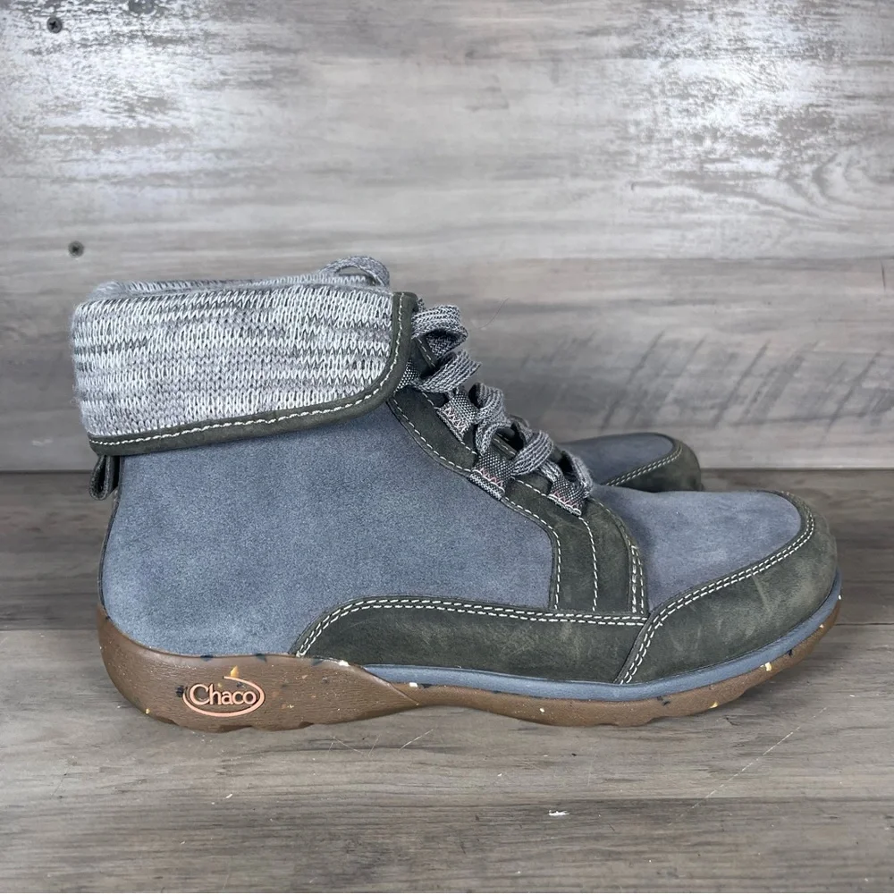 Chaco Women’s 8 Slate Barbary Hiking Ankle Boots Gorpcore Casual‎ Comfort Trail
